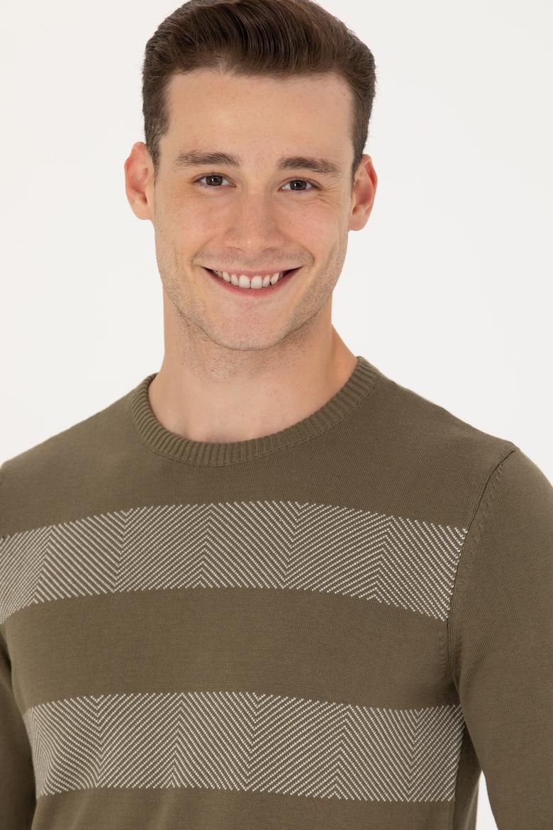 Erkek Haki Kazak - 50272113015