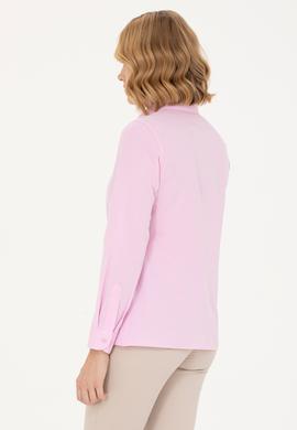 Kadın Manolya Uzun Kollu Basic Gömlek - 50262887155