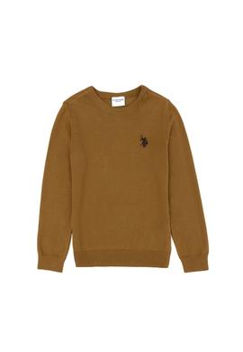 Erkek Çocuk Açık Haki Basic Kazak - 50275846090