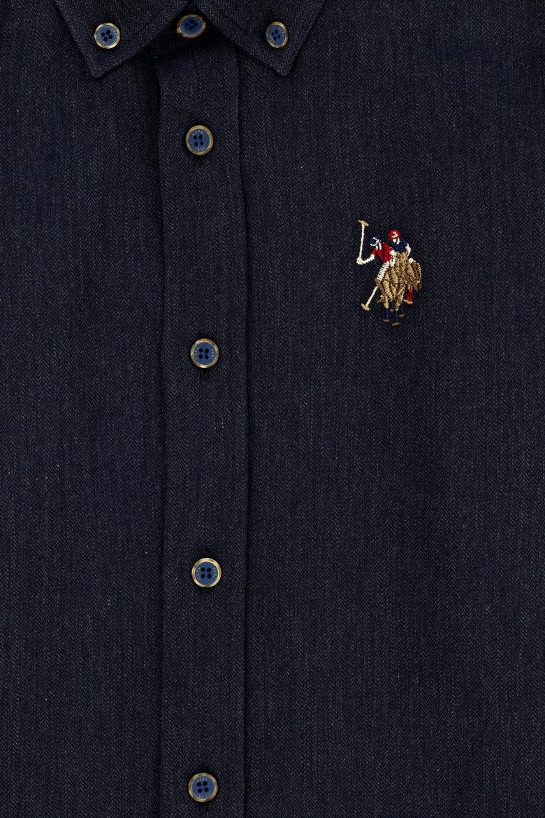 Erkek Çocuk Lacivert Uzun Kollu Gömlek - 50271301033