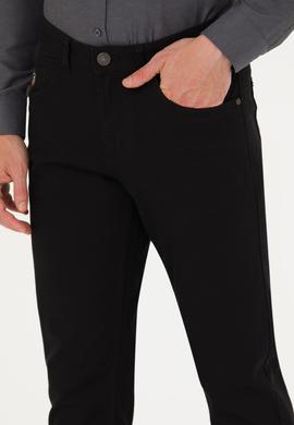 Erkek Siyah Kanvas Pantolon - 50271484003