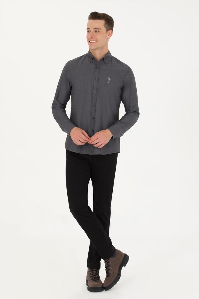 Erkek Siyah Kanvas Pantolon