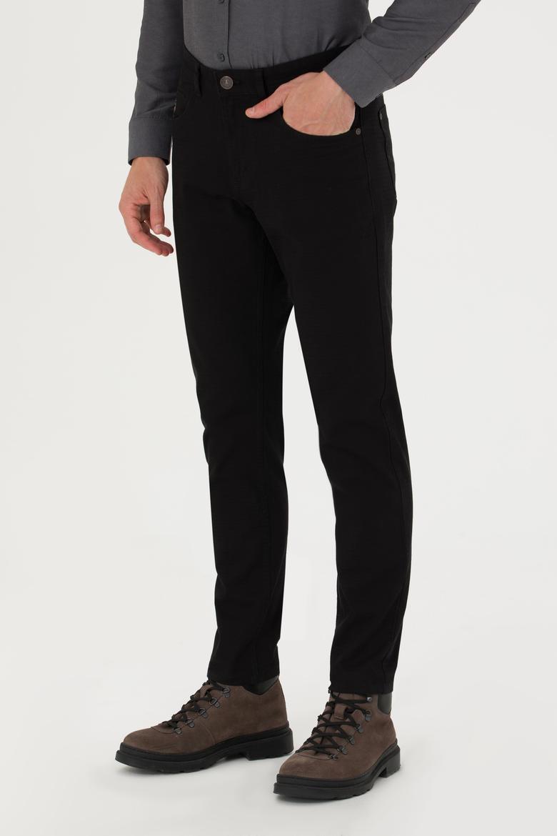 Erkek Siyah Kanvas Pantolon - 50271484003
