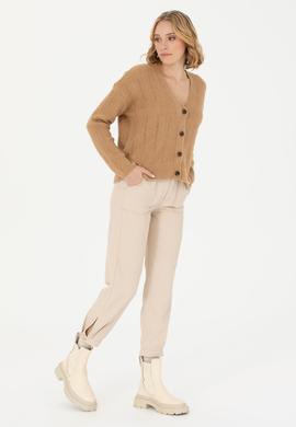 Kadın Krem Pantolon - 50272059018