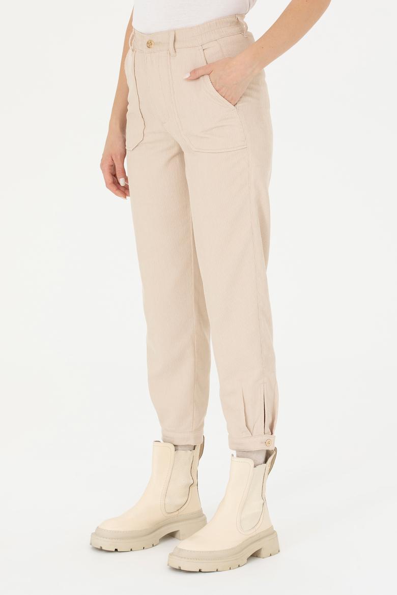 Kadın Krem Pantolon - 50272059018