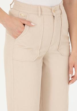 Kadın Krem Pantolon - 50272059018