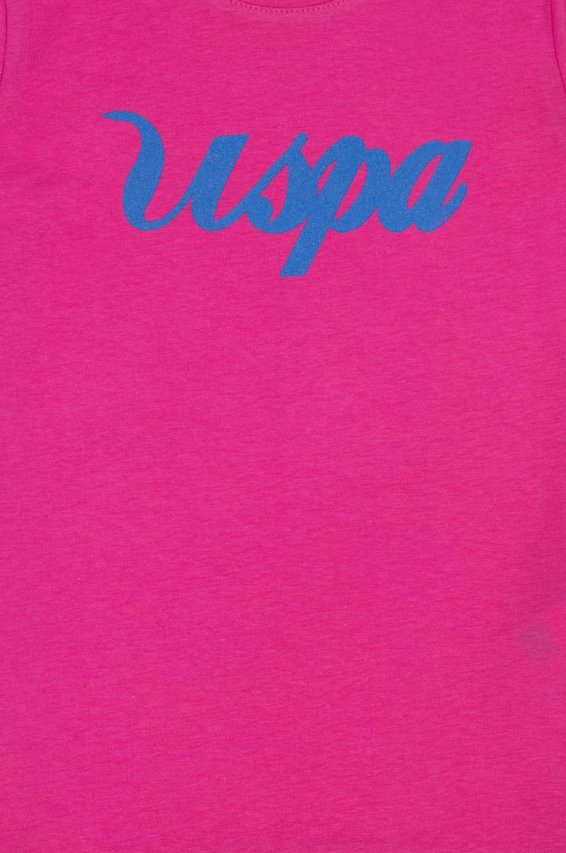 Çocuk Fuşya Bisiklet Yaka Tişört