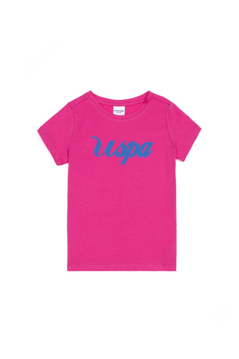 Çocuk Fuşya Bisiklet Yaka Tişört