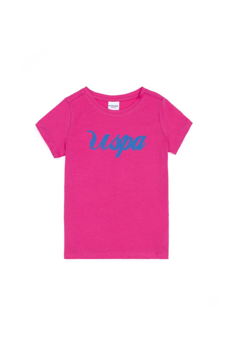 Çocuk Fuşya Bisiklet Yaka Tişört