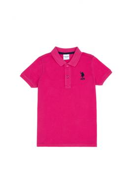 Erkek Çocuk Fuşya Basic Tişört - 50262958353