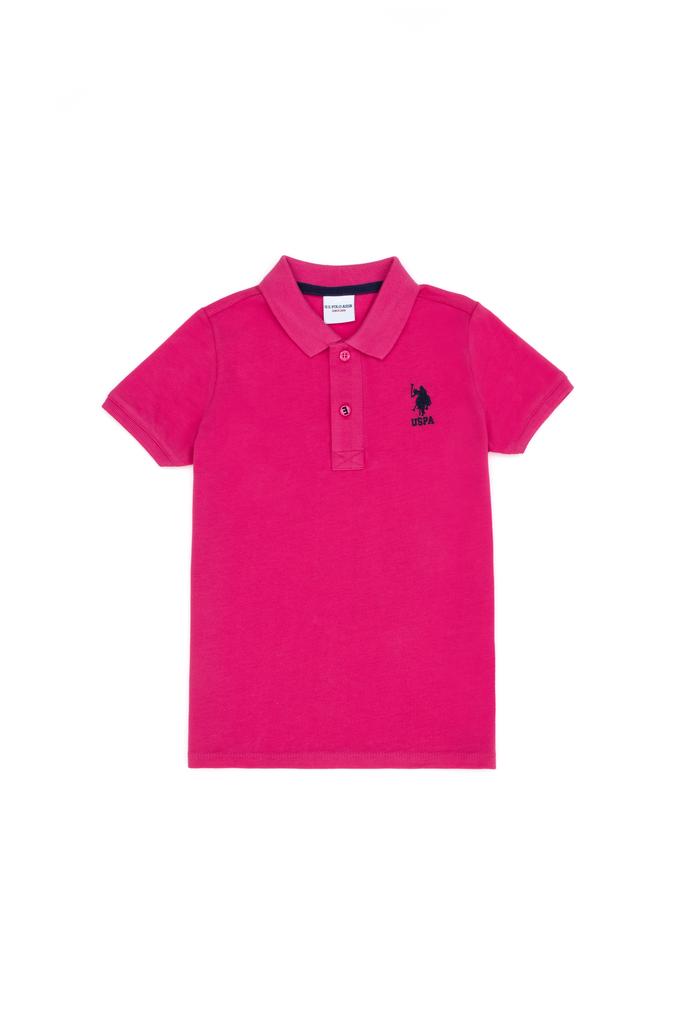 Erkek Çocuk Fuşya Basic Tişört