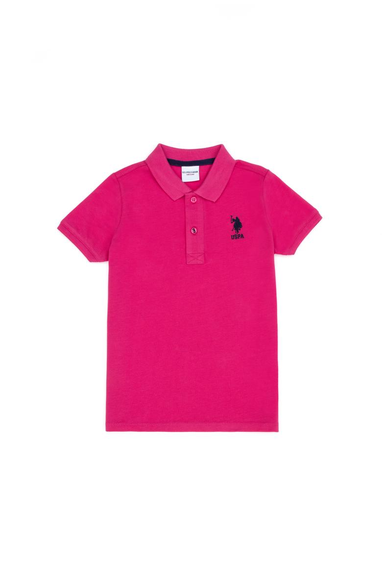 Erkek Çocuk Fuşya Basic Tişört