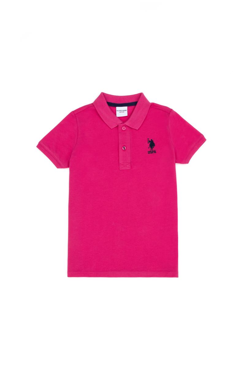 Erkek Çocuk Fuşya Basic Tişört