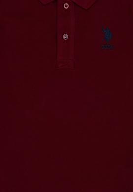 Erkek Çocuk Bordo Basic Tişört - 50262958463