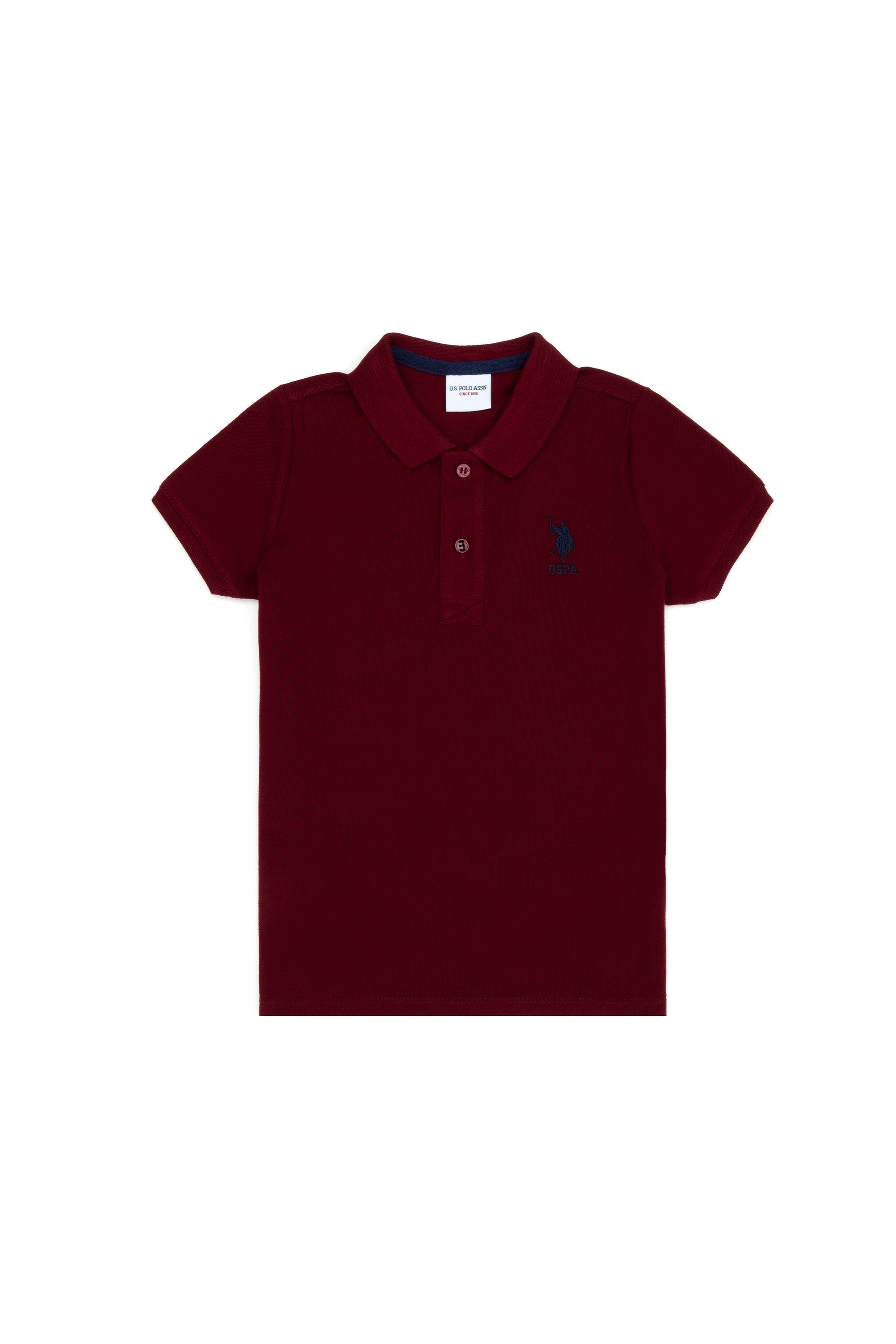 Erkek Çocuk Bordo Basic Tişört - Image 1