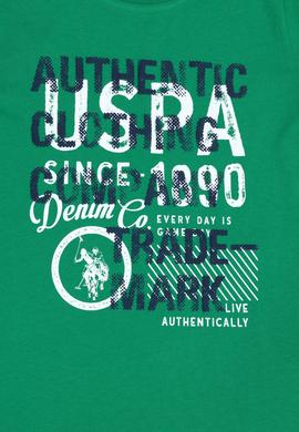 Çocuk Yeşil Bisiklet Yaka Tişört - 50263338058