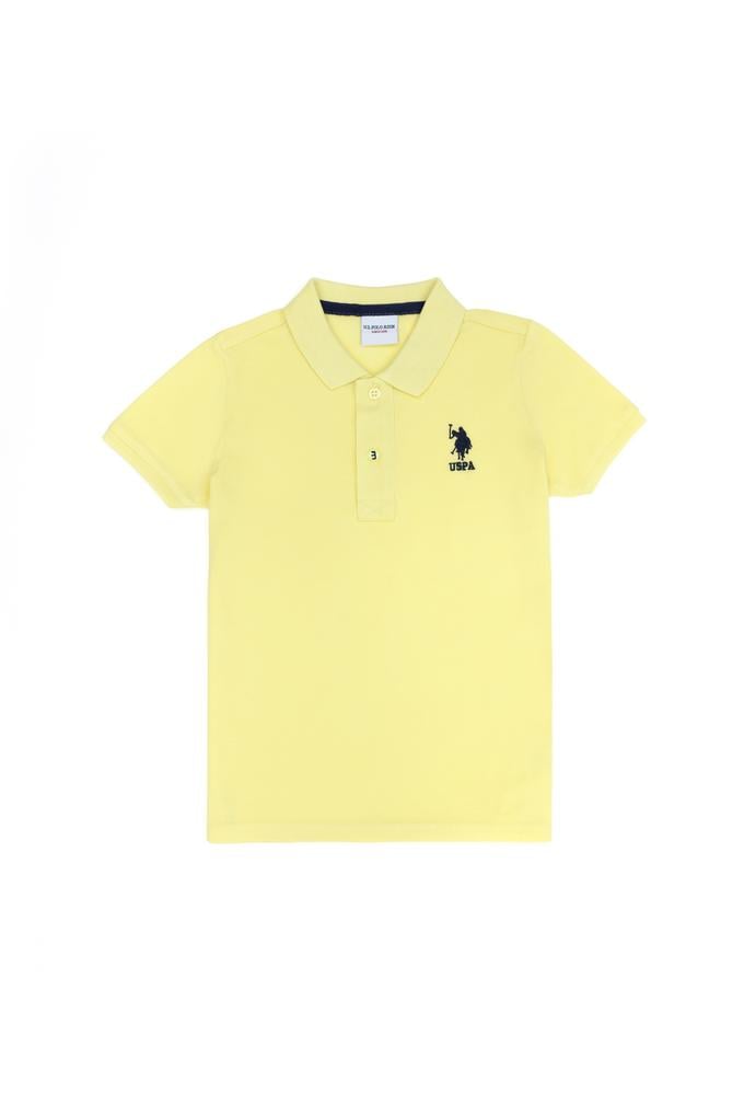 Erkek Çocuk Açık Sarı Basic Tişört