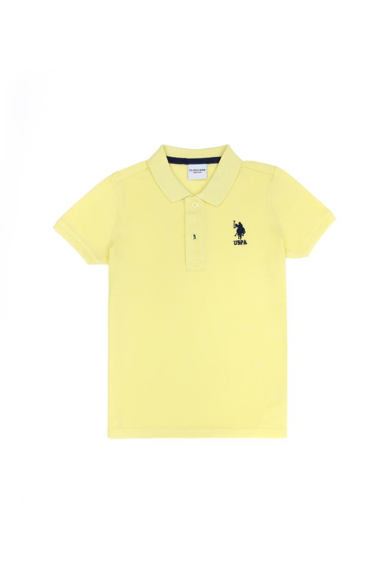 Erkek Çocuk Açık Sarı Basic Tişört