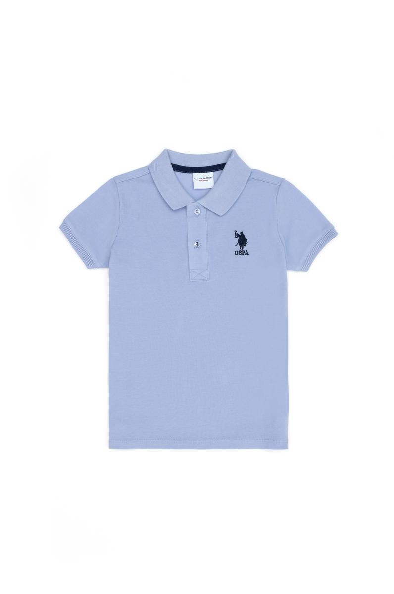 Erkek Çocuk Mavi Basic Tişört