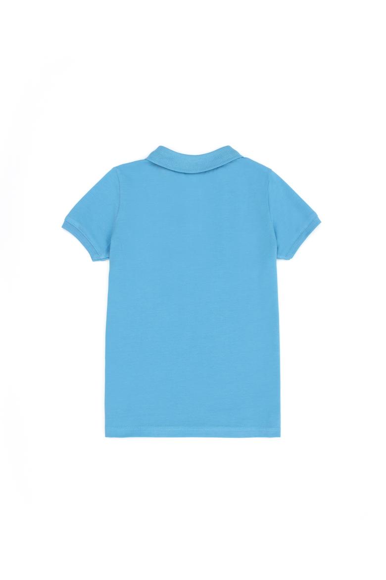 Erkek Çocuk Turkuaz Basic Tişört - 50262958320