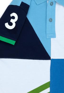 Erkek Çocuk Turkuaz Polo Yaka Tişört - 50263341023