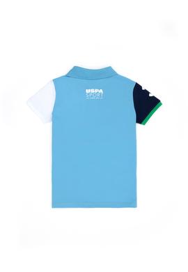 Erkek Çocuk Turkuaz Polo Yaka Tişört - 50263341023