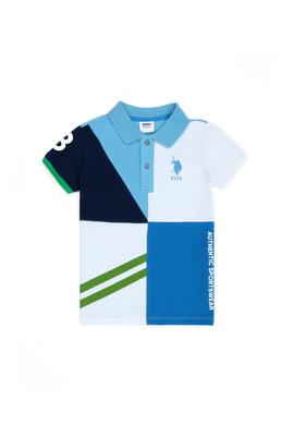 Erkek Çocuk Turkuaz Polo Yaka Tişört - 50263341023