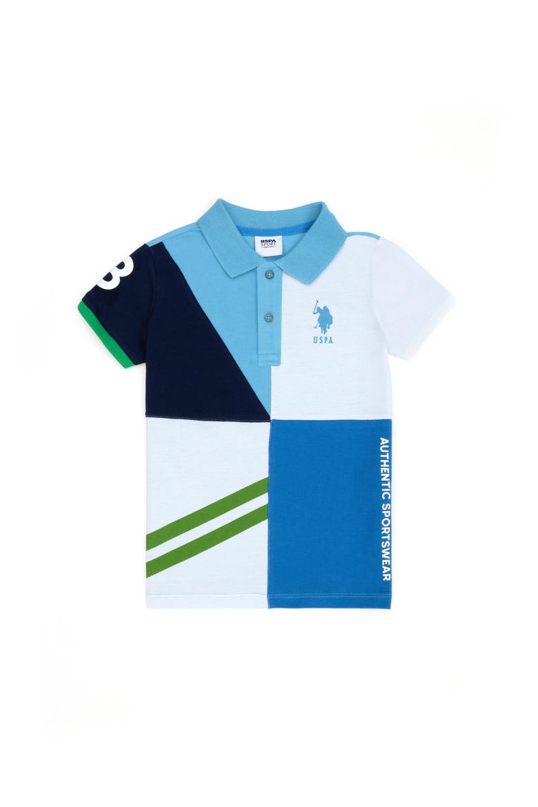 Erkek Çocuk Turkuaz Polo Yaka Tişört