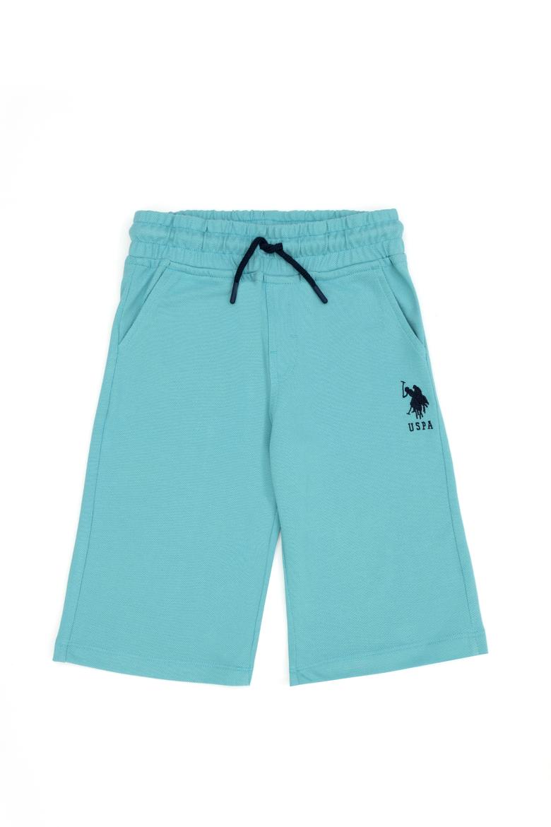 Erkek Çocuk Mint Örme Şort