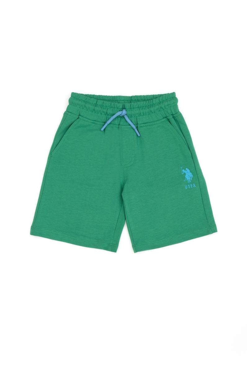 Erkek Çocuk Yeşil Örme Şort