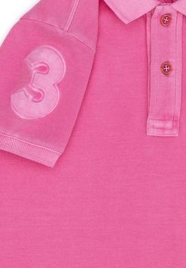 Erkek Çocuk Pembe Polo Yaka Tişört - 50263477134