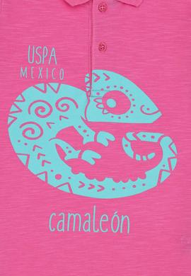 Erkek Çocuk Pembe Polo Yaka Tişört - 50263511023