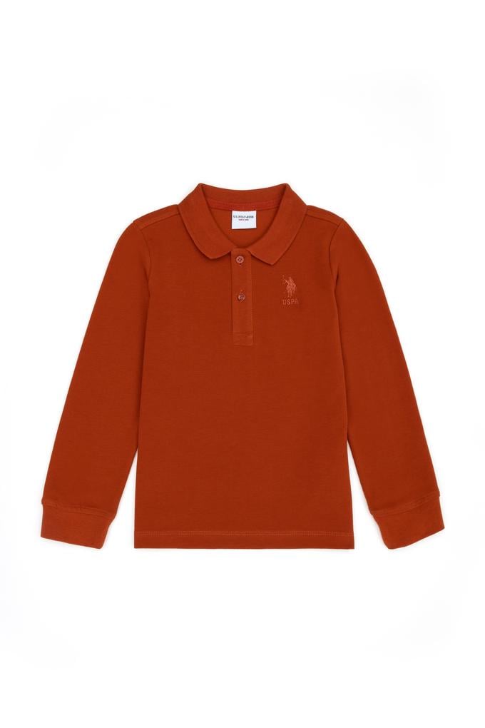 Erkek Bebek Kiremit Basic Sweatshirt