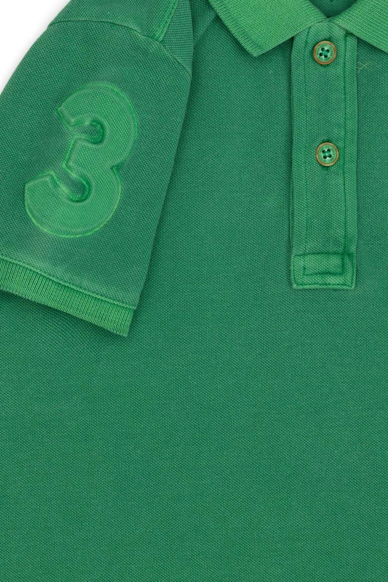 Erkek Çocuk Yeşil Polo Yaka Tişört - 50263477111