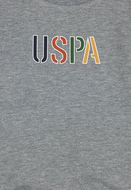 Erkek Çocuk Gri Melanj Bisiklet Yaka Sweatshirt - 50276079016