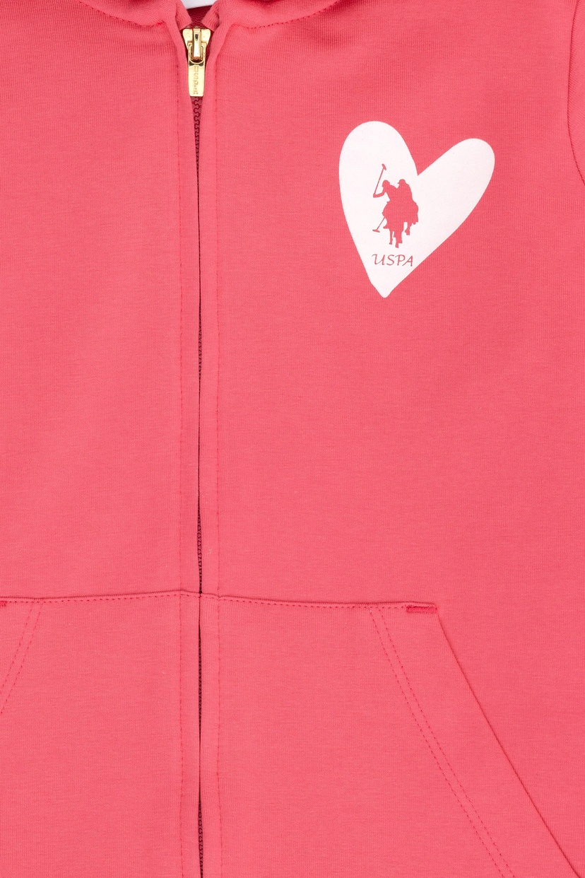 Kız Çocuk Pembe Sweatshirt