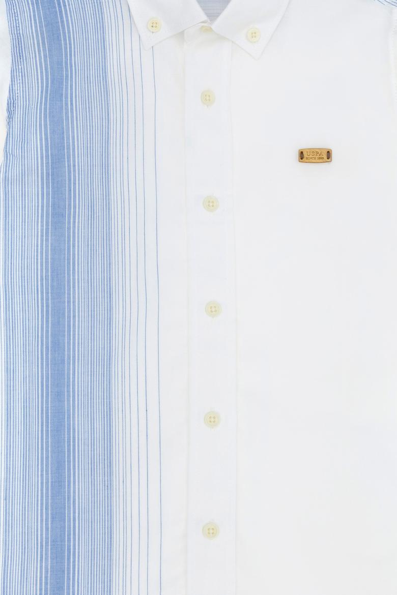 Erkek Çocuk Saks Uzun Kollu Gömlek - 50264089027