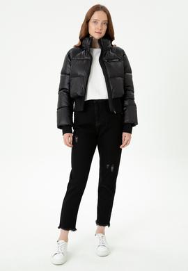 Kadın Siyah Mont - 50271235030