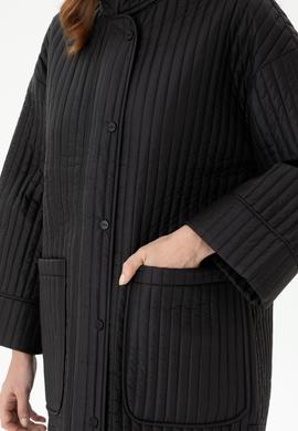 Kadın Siyah Kaban - 50271334016