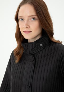 Kadın Siyah Kaban - 50271334016