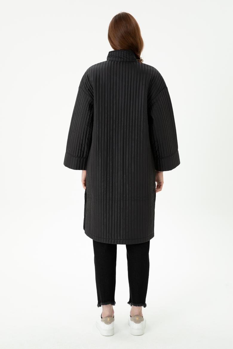 Kadın Siyah Kaban - 50271334016