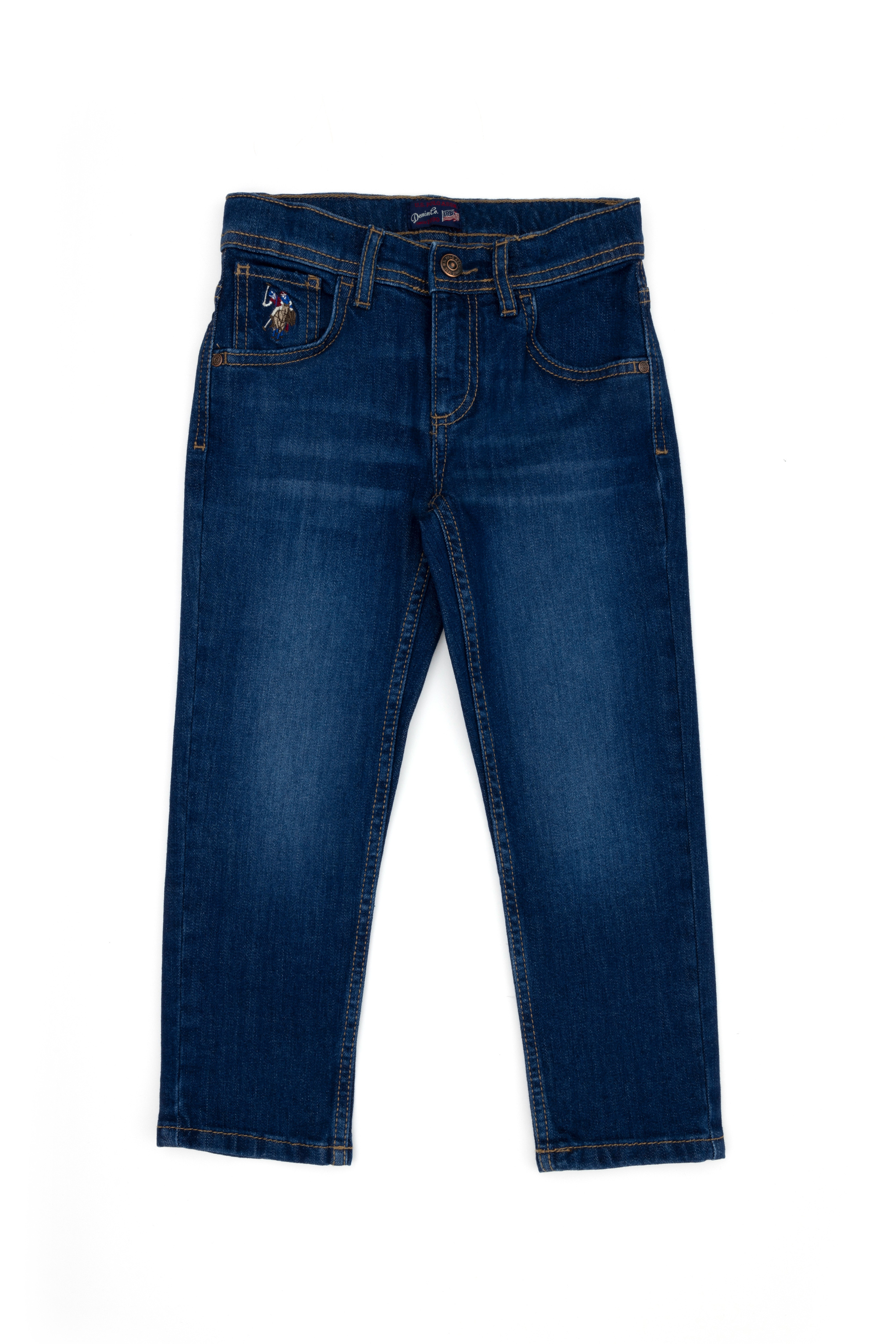 Erkek Çocuk Koyu Mavi Jean Pantolon - Image 3