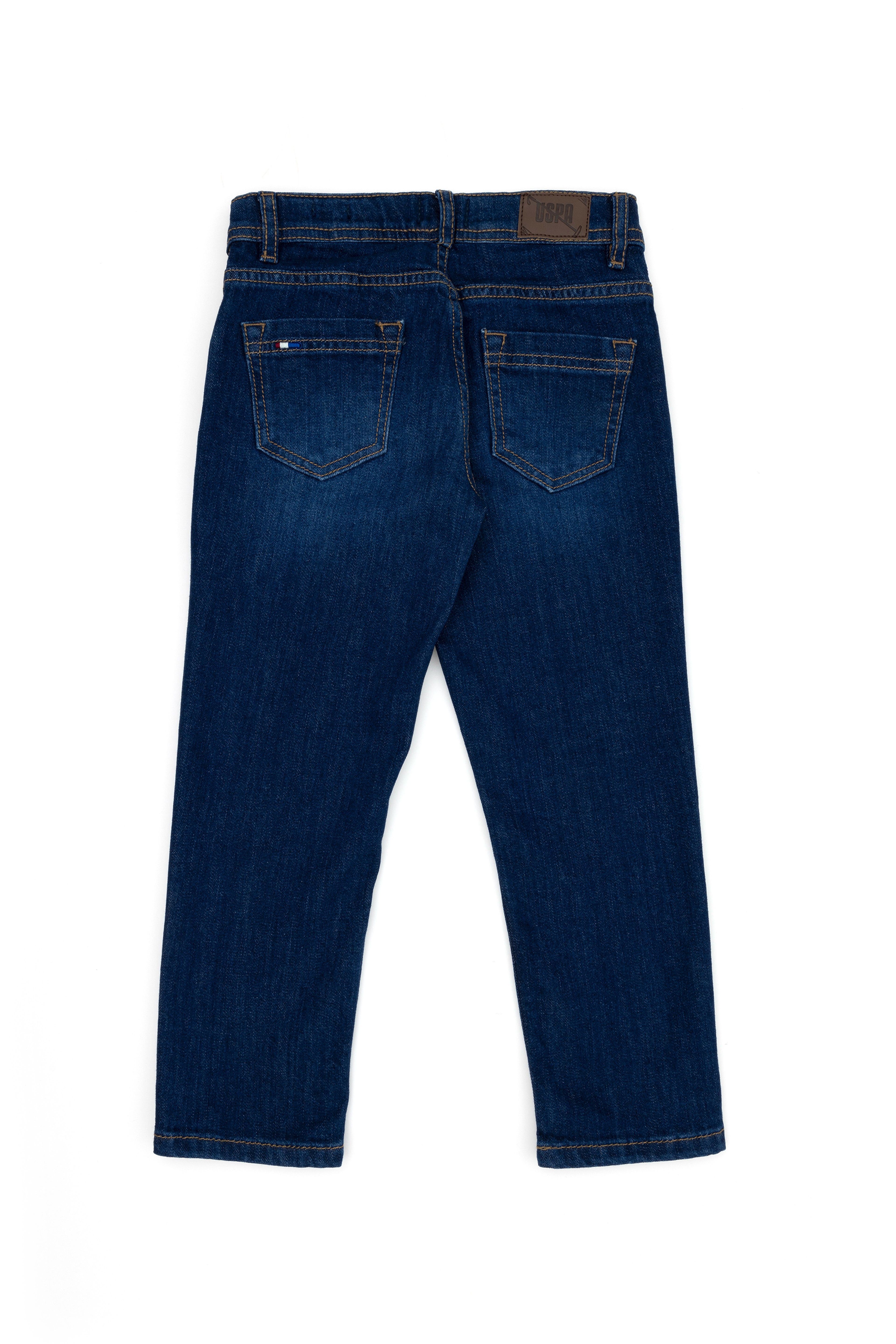Erkek Çocuk Koyu Mavi Jean Pantolon - Image 4