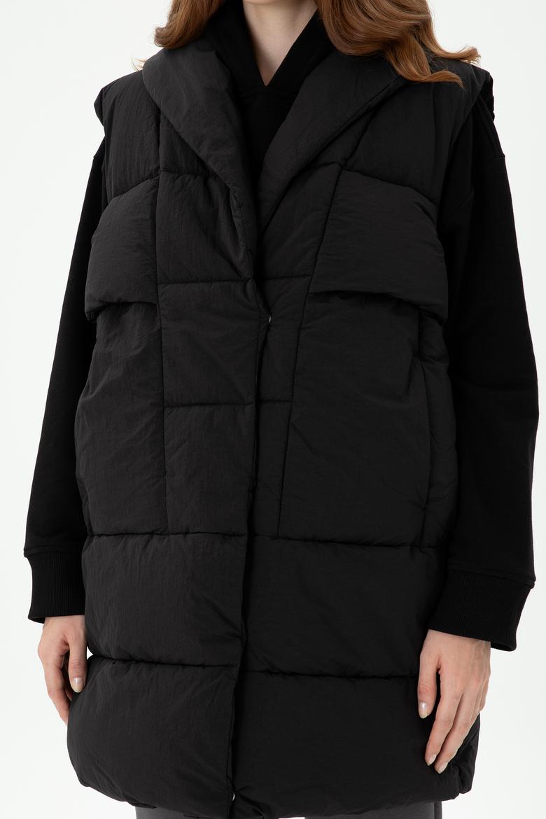 Kadın Siyah Yelek - 50270656006