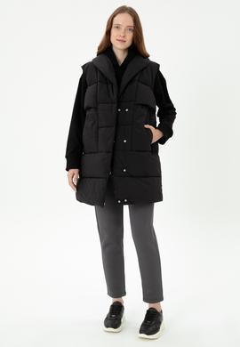 Kadın Siyah Yelek - 50270656006