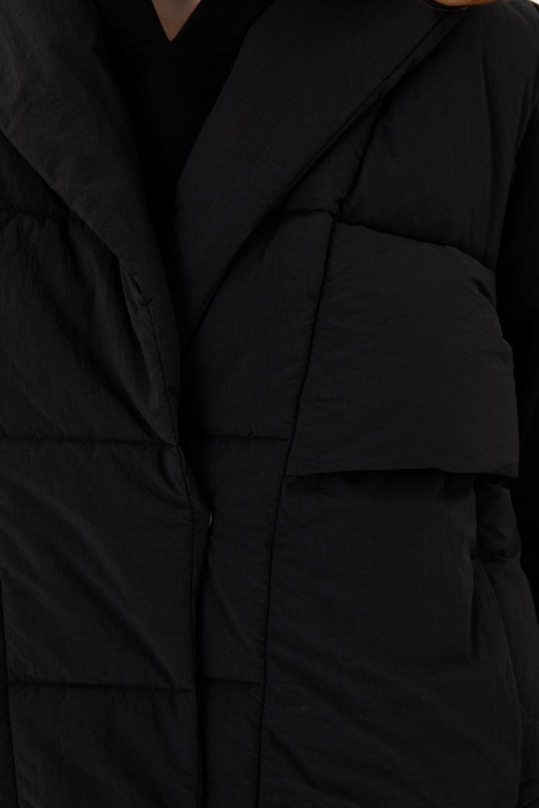 Kadın Siyah Yelek - 50270656006