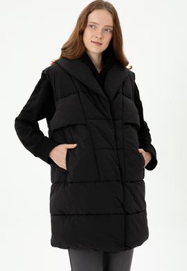 Kadın Siyah Yelek - 50270656006