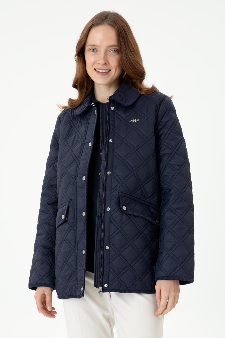 Kadın Lacivert Kaban