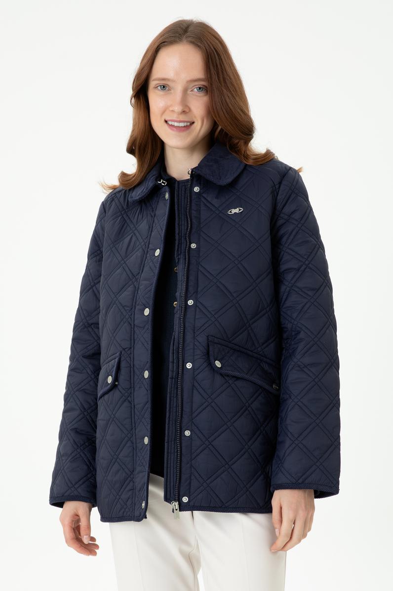 Kadın Lacivert Kaban