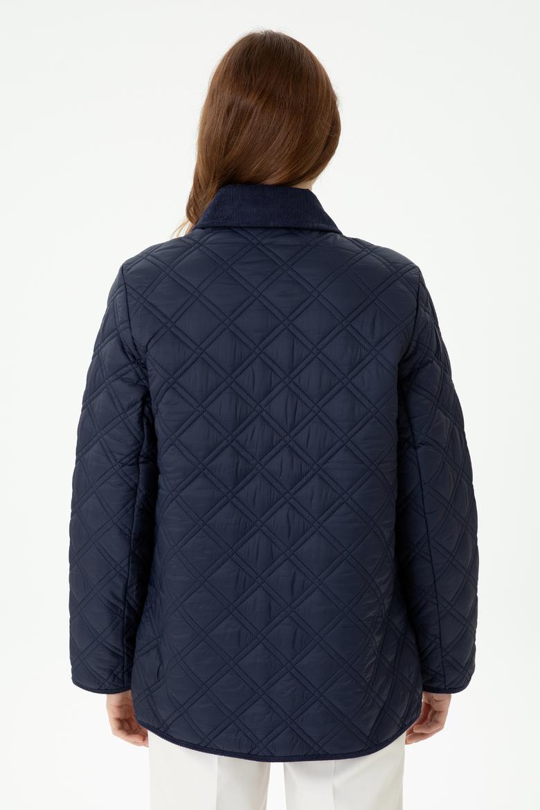 Kadın Lacivert Kaban - 50271106006